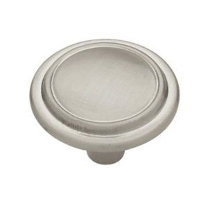 P40052J-SN Top Ring Satin Nickel Cabinet Drawer Pull Knob