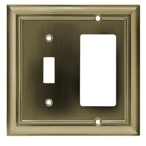 W060ZMC-SBA Architect Switch/ GFCI Antique Satin Bronze Cover Plate