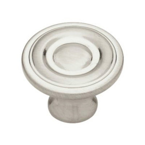 P50141M-SN Round Ring Satin Nickel Cabinet Drawer Knob 2 Pack