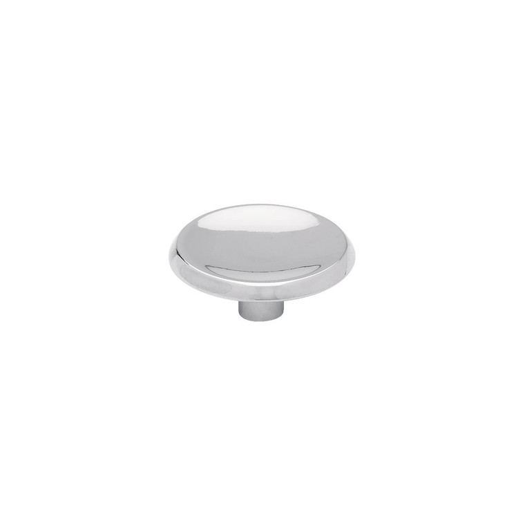 P65015C-CHR-C  Polished Chrome Concave 1 1/2" Cabinet Drawer Knob