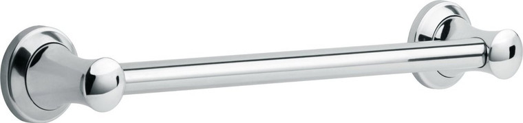 Delta 41718 18" Transitional Decorative ADA Grab Bar Chrome Delta 41718 18" Transitional Decorative ADA Grab Bar Chrome