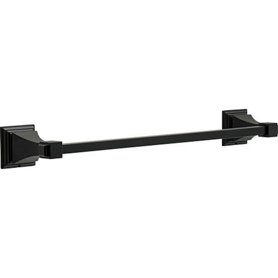Delta 22024FB Lakewood Bath 24" Towel Bar Matte Black Finish