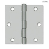 B1230 3" Square Corner Door Loose Pin HInge Zinc