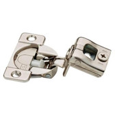 840704 Soft Close 35mm Euro HInge 1 1/4" Overlay 105° Nickel Finish 2 Pack