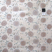 Dena Designs PWDF142 The Painted Garden Dahlia Grey Cotton Fabric By Yard