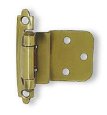 H0104AC-SBA Self Closing 3/8" Inset Hinge Antique Satin Bronze Set of 2