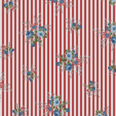 Henry Glass 8849 Flowers Of Provence Striped Calico Cotton Quilting Fabric By Yd