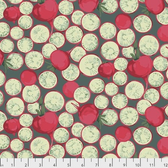 Free Spirit Martha Negley Veggies PWMN005 Radish Coin Dark Cotton Fabric by The Yard