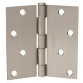 Liberty HN0009C-BSN  4" Square Corner Door Hinge Brushed Satin Nickel