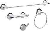 Franklin Brass Astra 4 Piece Bath Accessory Set Polished Chrome Finish