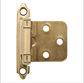 Liberty Hardware H0103BV-CZ Champagne Bronze Self Closing Overlay Hinge