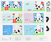 Studio E Huggable & Loveable You Are a Gift to Me Panel Cotton Fabric By Yard