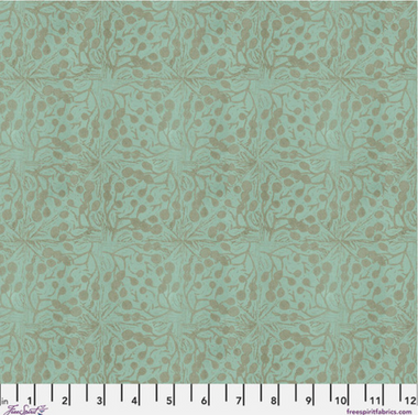 Denise Burkitt Special Moments Seeds Uniting Mint Cotton Fabric By Yard