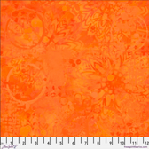 Free Spirit Sue Penn Textures Tonal Graffiti Orange Cotton Fabric By The Yard