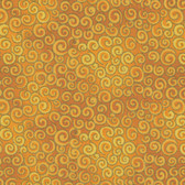 Blank Quilting Spirals Metallic Maize Cotton Fabric By The Yard