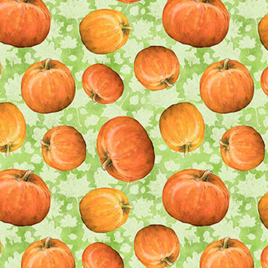 Blank Quilting Golden Days Tossed Pumpkins Orange Cotton Fabric By The ...