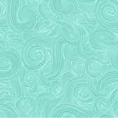 Studio e Just Color Lt Teal Swirl Cotton Fabric By The Yard