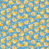 Studio E Color Happy Spring Tossed Little Chicks Multi Cotton Fabric By Yard