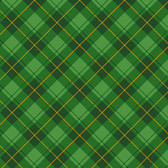 Studio E Merry Town Plaid Green Cotton Fabric By Yard