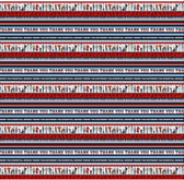 Studio e Essential Heroes Thank You Stripe Multi Cotton Fabric By The Yard