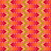 Studio E All Lined Up Chevron Red Orange Cotton Fabric By Yard