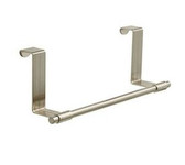 B24436-SN Over The Cabinet Hook Coat Hat Hook Rail Satin Nickel