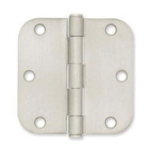 HN0011C-CHR  3 1/2" Door Hinge Chrome Plated Radius Corner