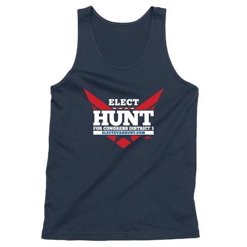 Elect Hunt (Unisex Navy Tank)