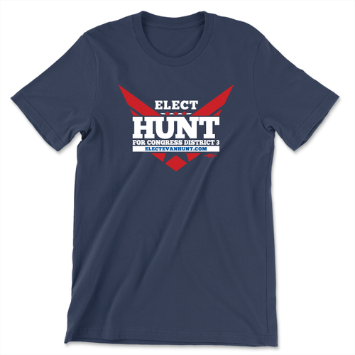 Elect Hunt (Unisex Navy Tee)