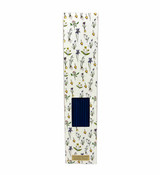 Heaven Scent Wild Flowers incense stick packet illustrated with botanical illustrations of bluebells, irises and snowdrops on a white background. Shows 10 blue sticks inside. Heaven Scent Wild Flowers incense stick packet illustrated with botanical illustrations of bluebells, irises and snowdrops on a white background. Shows 10 blue sticks inside.