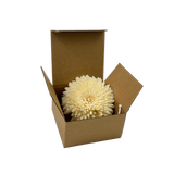Handmade 12cm Chrysanthemum sola flower diffuser in a gift box.