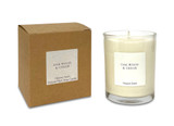 Oakwood & Cedar 20cl scented artisan candle: natural, vegan, plant based & soy wax, no parabens, in a recycled gift box