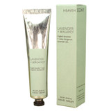 Heaven Scent Lavender & Bergamot vegan cocoa and shea butter hand cream in a 60ml tube and matching green branded box.
