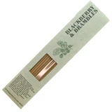 Blackberry and brambles botanical incense sticks displayed in their green botanical card pack, showcasing the handmade British finish.