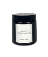 Black Pomegranate 120ml brown pharmacy jar artisan candle; natural, vegan, plant based & soy wax, no parabens