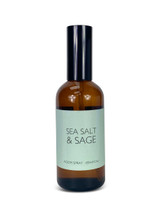 Sea Salt & Sage 100ml scented artisan room & pillow spray. Made with natural, alcohol plant-based liquid with no parabens.