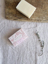 Beautiful Rose Geranium, vegan, triple-milled palm-free soap bars. Made in the UK with the finest ingredients and packaged in a beautiful gift box.