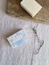 Beautiful Lavender & Bergamot, vegan, triple-milled palm-free soap bars. Made in the UK with the finest ingredients and packaged in a beautiful gift box.