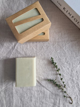 Beautiful Meditation, vegan, triple-milled organic base soap bars. Made in the UK with the finest ingredients and packaged in a kraft box.