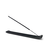 Beautiful graphite black ceramic incense holder/ash catcher