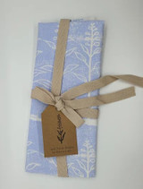 Beautiful, 100% Cotton Tea Towel with lino-cut style Foxglove print