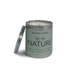 Be in Nature Wellbeing artisan candle: natural, vegan, plant based & soy wax, no parabens blended with essential oils to calm and revitalise.