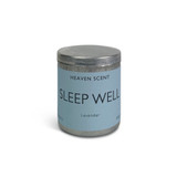 Sleep Well Wellbeing artisan candle: natural, vegan, plant based & soy wax, no parabens blended with essential oils to calm and revitalise.