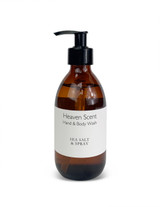 Heaven Scent's Sea Salt & Spray gently foaming wash is perfect for use in the shower, bath and as a handwash by the sink.