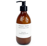 Heaven Scent's Black Pomegranate Lotion for face, hands and body is rich and luxurious. It's easily absorbed leaving no smears, and is kind to sensitive skin.