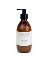Heaven Scent's Rhubarb & Ginger Lotion for face, hands and body is rich and luxurious. It's easily absorbed leaving no smears, and is kind to sensitive skin.