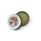 Heaven Scent Grapefruit & Juniper Lip Balm with cold sore-combatting Melissa Oil  - Illustrated with leopard