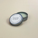 Heaven Scent Peaches & Cream Lip Balm with cold sore-combatting Melissa Oil 