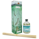 Heaven Scent's 100ml Sea Sage Reed diffuser comes in a gift box illustrated with diving seals and an RNLI lifeboat