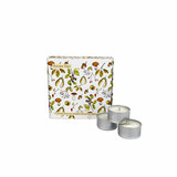 Heaven Scent Autumn Days illustrated box of 9 natural, vegan, plant based & soy wax hand poured tealights made in the UK